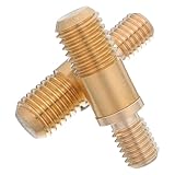 FUNOMOCYA 2 Sets Billardqueue Kupferschrauben Set Verbindungsschrauben für Pool Queue Gelenke Rostfreie Verlängerungsschrauben für Professionelle Billard Queue Reparatur und Ersatzteile