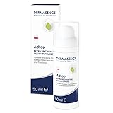 DERMASENCE Adtop Extra Reichhaltige Gesichtspflege - Sehr reichhaltige Gesichtspflege bei sehr trockener Haut - schützt vor dem Austrocknen und Umwelteinflüssen - mit Jojobaöl und Vitamin E - 50 ml