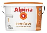 Alpina Innenfarbe, universelle Wandfarbe, 10 Liter, weiß,...