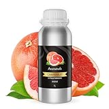 Premium reines natürliches Grapefruitöl – 100 % pures ätherisches Öl, BIO, organisch – zur Herstellung ätherischer Öle, Kerzen, Seifen, DIY – Grapefruit Essence 1L, Aromaholik