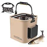 Faltbarer Campingeimer Falteimer aus strapazierfähigem Planengewebe, als Waschschüssel, Spülschüssel, Spülschüssel, Angeleimer, Faltbare Campingschüssel, Faltschüssel, Faltschüssel, Faltschüssel