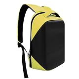 Qsvbeeqj HIGHLIGHT ARRAY 20 35L Fassungsvermögen, ergonomischer Plan, USB-betriebener Reiserucksack, wasserdicht, LED-Werbungspaket, gelb
