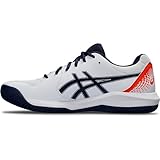 ASICS Herren Gel-Dedicate 8 Clay Sneaker, White/Blue Expanse, 44.5 EU