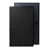 Solakon Solarmodul 500W, bifaziales monokristallines Solarpanel, 40v Photovoltaik Solarmodule/Solar Module für Balkonkraftwerk/Solaranlage 400w/500w Solar Panel für Photovoltaik Komplettanlage (1 Stk)