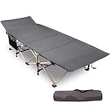 REDCAMP XXL Feldbett klappbar für Erwachsene 226kg, 71cm Extra breite Campingbett klappbar, Stabile Faltbar Betten für Outdoor Camping Reisen Büro Indoor