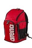 arena Team Backpack 45 Großer Sportlicher Rucksack, Reise-, Sport-, Schwimm- und Freizeitrucksack, Strandrucksack mit Fach für Nasse Kleidung und Verstärktem Boden, 45 Liter