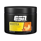 ESN Boostea, Infused Ice Tea Peach, 200 g, Booster mit Koffein, L-Theanin und Grüntee-Extrakt - made in Germany