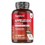 Apfelessig Kapseln - 1860mg Apfelessig Komplex mit...