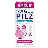 Emcur® Serum | mit Behandlungsplan | mit 10 Nagelfeilen | Zehennägel Fingernägel | als Fläschchen mit Applikator | 5 ml I ausreichend für bis zu 3 Monate