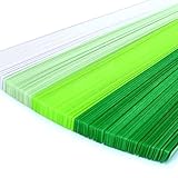 SUBLXPoten Origami Sterne Papier Papierstreifen 1080 Stück Origami-Stern-Papierstreifen mit Glückssternen, einfarbig, for Origami-Projekte, Basteln, Papierbasteln(G)