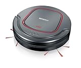 SEVERIN Saugroboter 'chill®', leistungsstarker Staubsauger Roboter für Hartböden und kurzflorige Teppiche, extra flacher Putzroboter mit Treppenstufenerkennung, platingrau, RB 7025