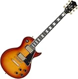 Rocktile Pro L-200OHB E-Gitarre - Korpus: Mahagoni - 2 Humbucker Tonabnehmer - geleimter Ahorn-Hals - Palisander Griffbrett - Tune-O-matic Bridge und Stop Bar Tailpiece - Orange Honey Burst