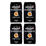 Schwiizer Schüümli Espresso Ganze Kaffeebohnen 4kg - Intensität 4/5 - UTZ-zertifiziert