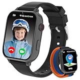 Smartwatch Kinder GPS und Telefon, 4G Uhr Kinder Smartwatch...