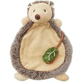 Bieco Baby Igel Kuscheltier | Süßes Waldtiere Geschenk aus Baumwolle | Schnuffeltuch Schmusetuch Mit Knister Spielzeug Groß