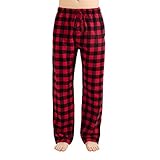 JTPW Men's 100% Cotton Flannel Sleep Pajama Pants With...