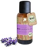 PHINTIN BIO Lavendelöl | 100% NATURREIN | Echte Lavandula Angustifolia | Hochdosiert | 30 ML Ätherisches Öl | Duftöl Lavendel für Diffuser Haut Haare & Wäscheduft
