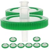 Gatuida Einweg Spritzenfilter Hydrophiler 25mm Durchmesser 045µ Filterung Ideal Für Laborbedarf Und Filtrationsgeräte Zufällige Farben