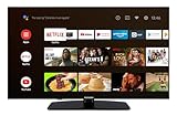 Telefunken Android TV 40 Zoll Fernseher (Full HD Smart TV, HDR, Triple-Tuner, Bluetooth) XF40AN750M, Schwarz