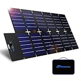 Nicesolar Solarpanel Faltbar 100W Solarmodul für Tragbares Powerstation Solargenerator Kraftwerk, Solarladegerät mit USB-A&C PD 65W für Laptop Handy Tablets Camping Notfälle Outdoor Garten Balkon