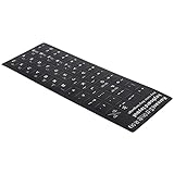 Koreanische Tastaturaufkleber, Koreanische Tastaturabdeckung, Hintergrund, Tastaturaufkleber, Wasserdichte Tastaturaufkleber, Laptop für 10–17 Zoll Laptop, Notebook,