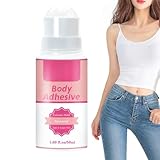 Hautkleber für Kleidung,Kleidung Kleber Für Die Haut Schweißfester Flüssigkleber Stoffhaftmittel Modeklebeband | Halt für ausgeschniFür Gymnastikanzüge BH Träger Socken Kostüme Strümpfe Schulterträger