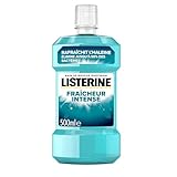 Listerine | Tägliches Mundwasser Intensive Frische (500 ml Flasche) - Mundpflege zum Schutz vor Plaque - Mundwasser für langanhaltenden frischen Atem