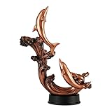 TOTIKI Weinregal Kreative Delphin Weinregalhalter Harz Weinhalter Europäische Büro Wohnzimmer Weinkabinett Dekor Hauswarming Geschenk Flaschen Regal