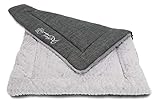 TrendPet Heaven 4cm gefütterte Wendedecke, Hundedecke, Liegedecke für Hunde und Katzen, Grau (50x35cm)