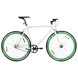 Fixed Gear Bike - Leichtes Single Speed Road Pendler Fahrrad mit Flip-Flop Nabe für Urban Riding, 700c 59cm