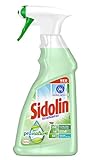 Sidolin Pro Nature, Glasreiniger, Sprühflasche, 500ml, pH-neutral mit 99,9% naturbasierten Inhaltsstoffen