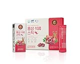 Pocheon Premium Koreanischer Roter Ginseng und Granatapfel Extrakt Stick 300ml(10ml x 30), Koreanischer 6 Jahre Panax, Natural Immune Support, No Added Sugar