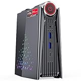 Mini-PC Windows 11 AMD Ryzen7 5800U (bis zu 4,4 GHz), Mini-Computer 32GB RAM 512GB SSD M.2 mit 3-Modi-Anpassung, HDMI/DP/Typ-C-3-Bildschirm-Display, 2-WLAN und BT für Büro/ Schule/Einkaufszentrum