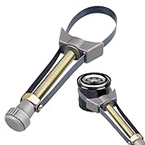 LINISITING Ölfilterschlüssel mit Metallband, Ölfilter Ausbau Werkzeugriemen Schlüsseldurchmesser Einstellbar, Motorrad Ölfilterschlüssel Set für Öl,Auto,Lkw,60mm bis 120mm
