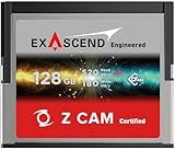 Exascend Cinema CFast 128GB – Hochleistungs-CFast-Speicherkarte für Z-CAM Kameras, ideal für 4K/6K-RAW-Video, schnelle Schreibgeschwindigkeit, zuverlässig & langlebig