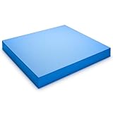 GREENSAPPIRE Übung Balance Pad Balance Pad Extra Dick Rutschfeste gepolsterte Schaumstoffmatte & Knieschoner für Fitness und Stabilitätstraining, Yoga, Blau