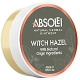 Absolei Hämorrhoiden Salbe, Natürliche Hamamelis Salbe gegen Brennen, Juckreiz und Beschwerden, 40 ml