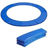 Trampolin Randabdeckung UV-beständig 430cm (14ft) wasserdichte reißfeste Schutzumrandung für Trampoline 396/488cm - langlebiges blaues Trampolin Zubehör