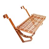 Decket Laufrost für Dach & Schornstein, Komplettset Typ L mit Dachtritt, Haltern, Befestigungen & Befestigungsschrauben, Trittfläche zur Bewegung auf dem Dach, Laufgitter, 40 cm Länge, Ziegelrot