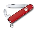 Victorinox Swiss Army Knife, Schweizer Taschenmesser, Bantam, Multitool, 8 Funktionen, Klinge, gross, Dosenöffner, Schraubendreher 5 mm