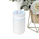Uhngw Persönlicher Luftbefeuchter | Beleuchteter Tischbefeuchter Mit LED | Leise 250ml Verdunster Mit USB-Anschluss Für Yoga, Schlaf & Wellness