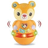 VTech Baby Wackelbärchen – Interaktives Spielzeug mit 3 gesungenen Liedern und 12 Melodien – Für Kinder von 6-24 Monaten