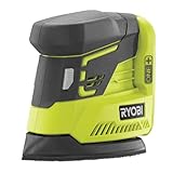 RYOBI 18 V ONE+ Akku-DELTA-Vibrationschleifer R18PS-0 (1,8 mm Schwingkreisdurchmesser, Schleiftellergröße 100x140 mm, ohne Akku und Ladegerät)