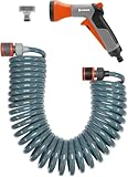 Gardena 4647-20 Spiralschlauch Komplett Set, mit...