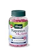Kneipp Magnesium + B12 Gummies - Für Muskeln, Energie und Nerven - mit Himbeergeschmack - vegan - 60 Stück