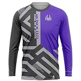 MTB Trikot,Herren Radtrikot Fahrradtrikot Kurze, Motocross | MX MTB Mountainbike,Shirt Downhill Fahrrad Jersey Schnelltrocknend (PT9,3XL)