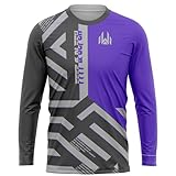 MTB Trikot,Herren Radtrikot Fahrradtrikot Kurze, Motocross | MX MTB Mountainbike,Shirt Downhill Fahrrad Jersey Schnelltrocknend (PT9,3XL)