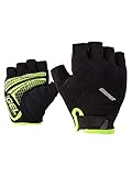 Ziener Herren COLIT Fahrrad-, Mountainbike-, Radsport-Handschuhe | Kurzfinger - atmungsaktiv/dämpfend/rutschfest, black.poison yellow, 8,5