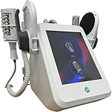 EMS Körperskulpturmaschine Professionell, Muskelstimulator mit 2 Applikatoren & 2 Rollen, Muskelaufbau Fettverbrennung, Po-Trainer Bauchmuskel-Stimulator, Für Salon und Zuhause