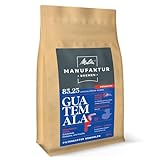 Melitta Manufaktur-Kaffee Guatemala Natural, Spezialitäten-Kaffee, 250g, Filterkaffee gemahlen, Single-Origin-Farm-Kaffee, sanfte Trommelröstung, geröstet in Deutschland, Stärke 3